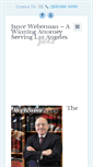 Mobile Screenshot of janceweberman.com
